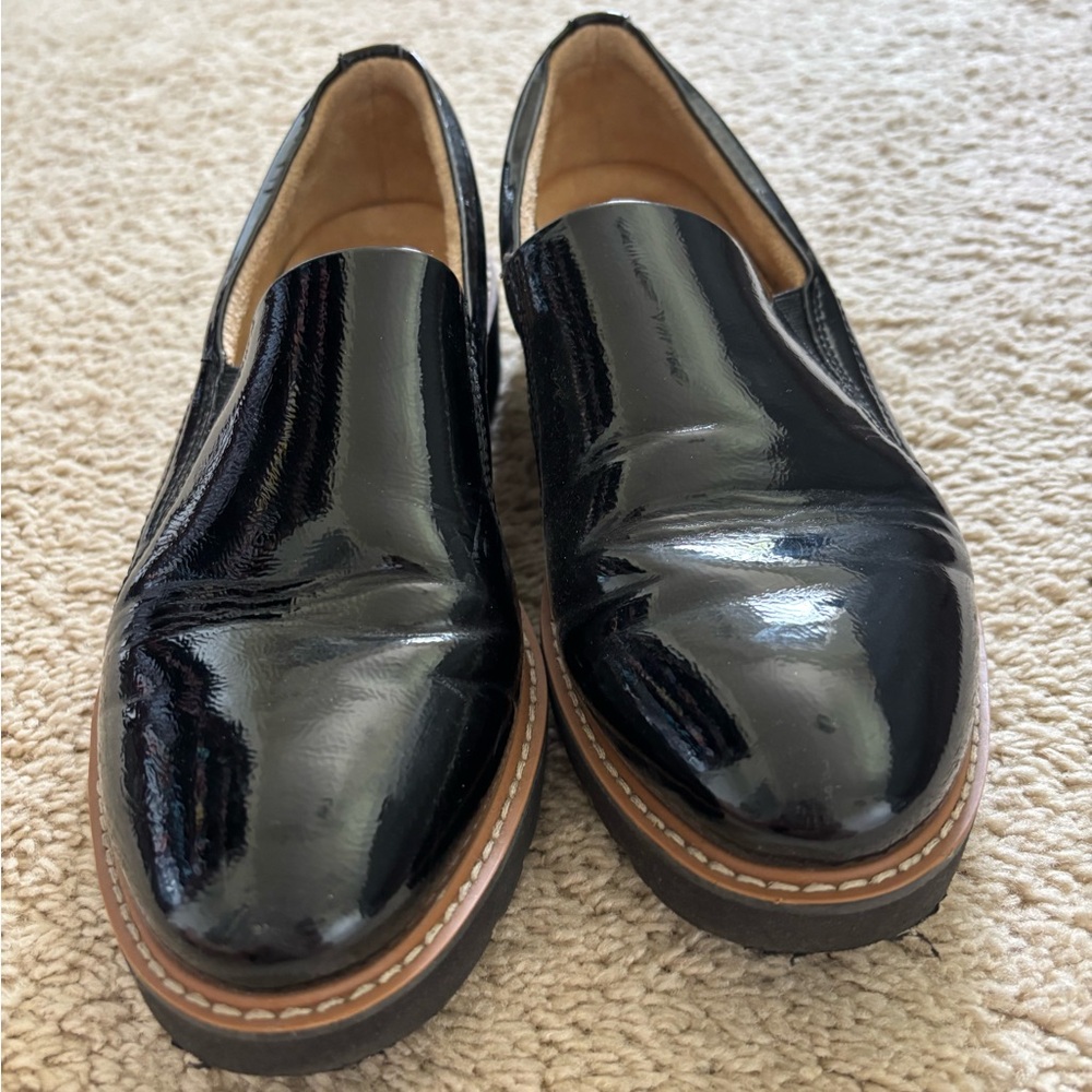 Naturalizer Black Patent Leather Loafers